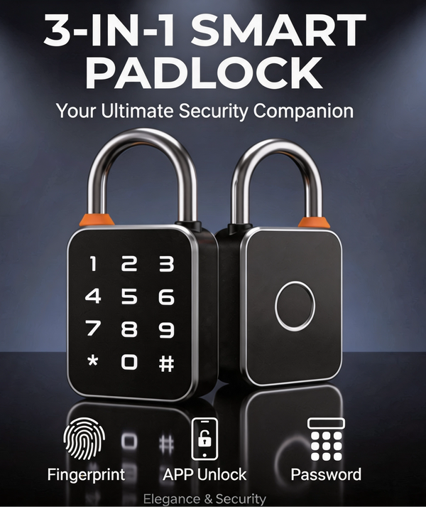 3-IN-1 SMART PADLOCK