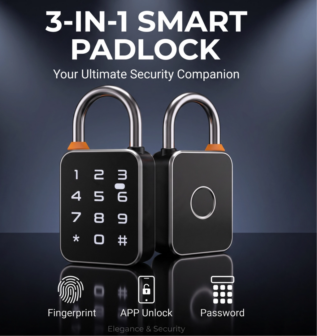3-IN-1 SMART PADLOCK