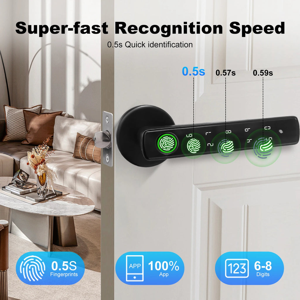 4-in-1 SMART DOOR HANDLE LOCK
