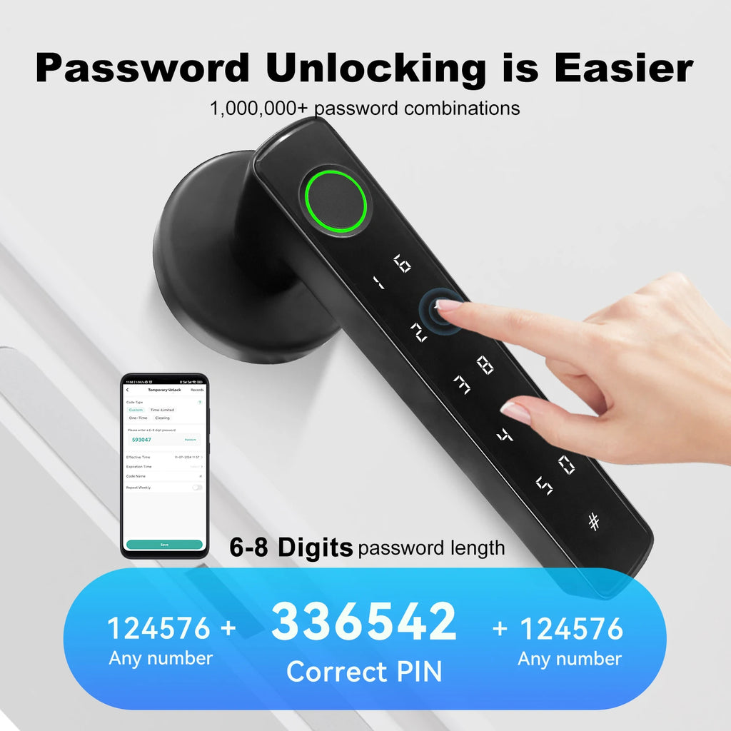 4-in-1 SMART DOOR HANDLE LOCK
