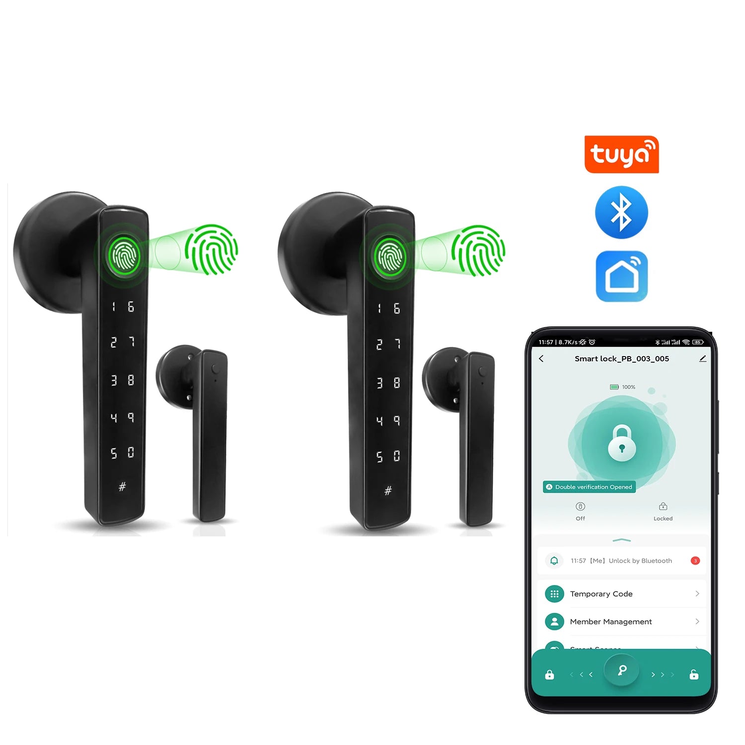 4-in-1 SMART DOOR HANDLE LOCK