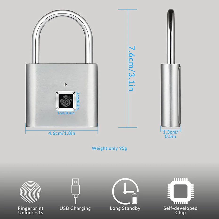 FINGERPRINT SMART PADLOCK