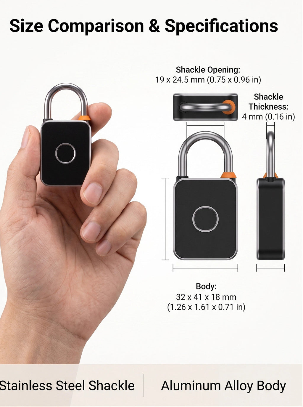 3-IN-1 SMART PADLOCK